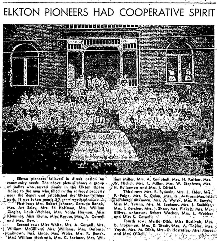 Elkton Opera House - Huron Daily Tribune 1950-08-02 (newer photo)